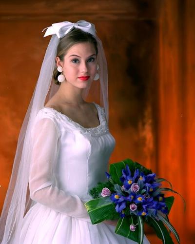 bride - bride with flowers...