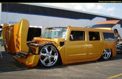 cars  - this suiside hummer is real cool