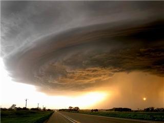picture of a storm - start of a storm