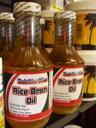 Rice Bran Oil - The Worlds Healthiest Oil
some great oils also pictured virgin coconut oil