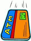 atm card - automated teller machine card., the one that we used in withdrawing our money.,