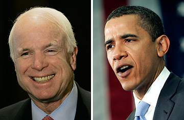 McCain and Obama - Lesser of two evils? I don't know.