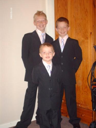 my fave boys!! - these are the loves (and pains!!!) of my life, my 3 monsters, Luke (10), Matthew (9)& Lewis (4)!!!!!