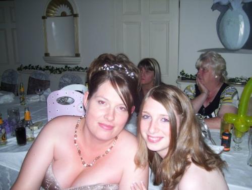 me n my little sis! - taken at the weddin in aug!