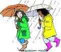 friends - a cute photo of friendship even when storm comes. friends - a cute photo of friendship even when storm comes.