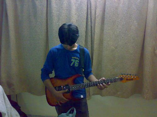 guitar - me swingin around some tunes.