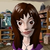 My animated twin - I use her all over the net. She is me and so is the messy background. lol.