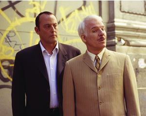 Jean reno and steve martin in The Pink Panther