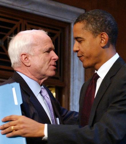 McCain and Obama - One of these men will be the next president of the United States...