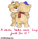 hug - a hug to your love one can show them you care for them