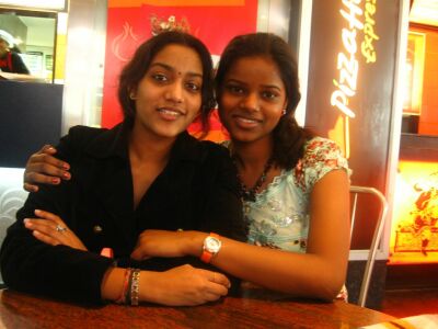 best friends - having fun with my real close friend on her birthday!! with here was some of the most memorable moments of my life.