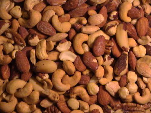 Nuts - eaten in small amounts, nuts can be helpful in our diet.