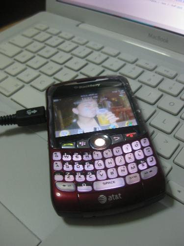 My Blackberry Curve - The one I uploaded with my discussion didn't appear. So, I'll post another one here hoping it won't double up.  Anyway, after months of dreaming and saving up to buy a new phone I finally got to buy one today. It's a Blackberry Curve 8320 Red. It's actually nice but I'm still browsing the features. :)  BTW, the AT&T you see there is just that, I ordered it unlocked so I could use it with my Globe SIM here in the Philippines.  Nice?? :)