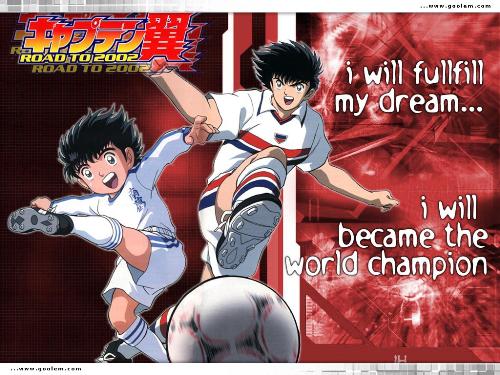 Captain Tsubasa - Captain Tsubasa is a popular long running Japanese manga, anime, and video game series, originally created by Yoichi Takahashi in 1981. The series mainly revolves around the sport of Football (soccer).  The story focuses on the adventures of a Japanese youth football team and its football captain Tsubasa Ozora, whose name literally translates to 'Big Sky Wings'. The series is characterized by dynamic football moves, often stylish and implausible. The plot focuses on Tsubasa's relationship with his friends, rivalry with his opponents, training, competition, and the action and outcome of each football match.