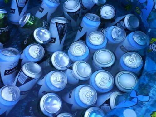 Alcohol - Alcohol at a BBQ.