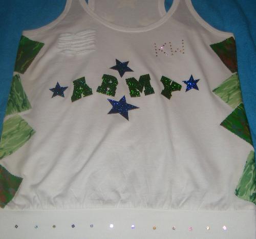 army tshirt front - tshirt i made for my niece for a hen do