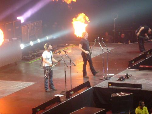 nickelback concert - me doing what i love to do i go to as many concerts as i can i love music This was the nickelback concert at MEN arena staid supported which was a nice surprise really enjoyed it.