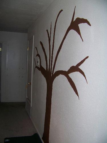 Tree in my hallway - I painted this tree in my hallway