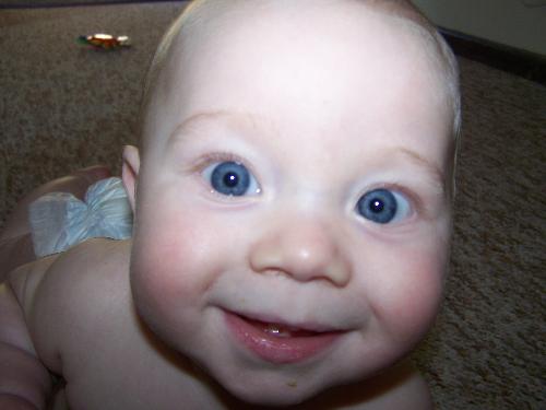 My son - This is a photo i took of my son to send to my mum who lives in thailand for my dads job, she hadn't seen him since he was three omnths old when we went over to visit them, he is now seven months old.