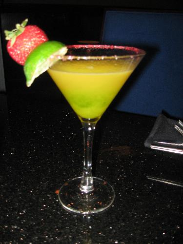 mango flavor! - Mango-Tini..actually it's my first time to taste this and I really love it! enjoy!