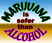 marijuana VS alcohol - marijuana safer than alcohol
