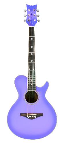 Guitar - purple guitar clipart