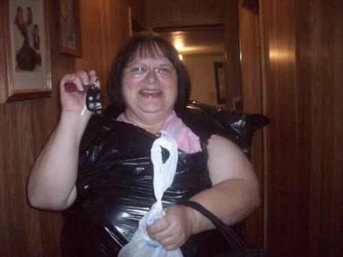 Redneck Pancho! - my mom was going to work one night when it was raining a little, and she didnt wanna get her shirt wet, so she grabbed a hefty! *deep in the heart of Texas* lol. go cowboys!