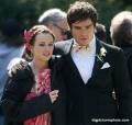 Blair and Chuck - Blair and Chuck in the set of gossip girls