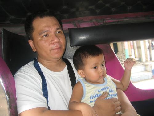 jeepney ride  - inside the jeepney 