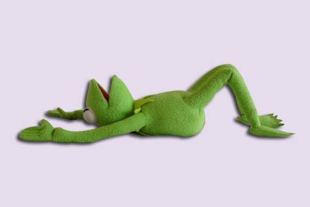 Lying on ur back - nice cozy way to lie on ur back.. but sleeping in that position is rather difficult.. should learn some yoga or something..