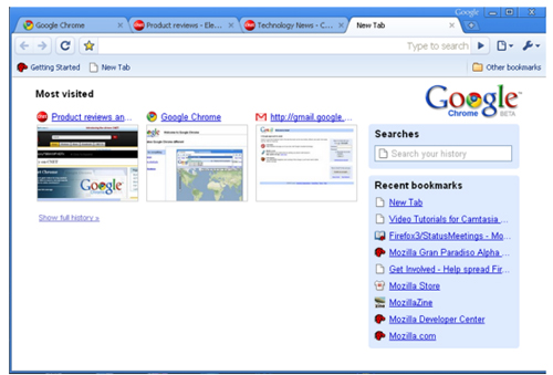 google chrome - google chrome, the new website explorer from google