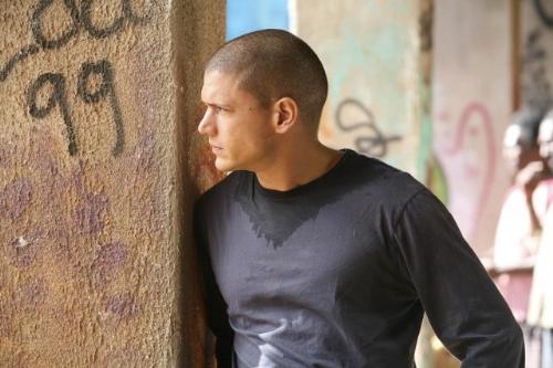 Michael Scofield/Wentworth Miller - The protagonist and the main character, younger brother of Lincoln Burrows. He designs an escape plan to free his older brother and save his life as well as his own. He successfully executes this plan, but fails to evade the police in Panama. Recently has escaped from Sona prison. In season 4, he reunites with Sara after discovering she is in fact still alive, and is now part of Self's covert 'A-Team' assembled to bring down The Company.