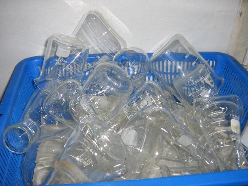 Glassware for the laboratory - Glassware for the clinical laboratory should be kept sterile and should be disposed if they are disposable.