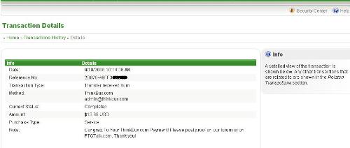 Thinkbux - my 6th payment from thinkbux