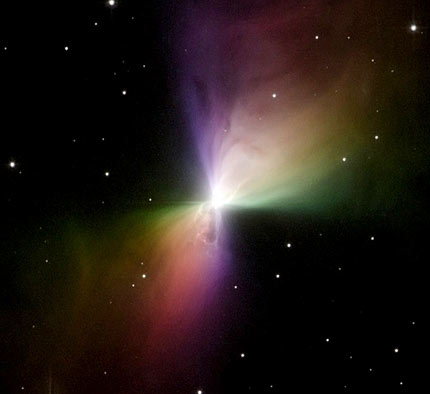 Rainbows of the Universe - A little hope in the dark star-studded emptiness of space.