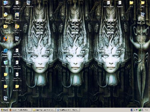 My desktop - HR Giger&#039;s Li II