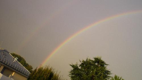 2 rainbows at the same time - not photoshopped,i never see in my life 2 rainbows at the same time :)