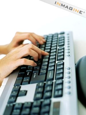 typing speed  - thats the photo of someone typing on a keyboard .. nice keyboard...and all...
