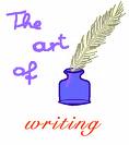 The Art of Writing - A cartoon pic of an ink well...the art of writing.