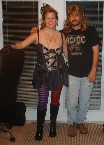 me all 80's line  - My friend Mary had an 80's party. This was my costume