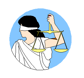 This is the symbol of justice - This is depected in many places as the symbol of justice in many places. You see statues depecting this as the way the justice system works. I will have to say I have my doubts. I see too many things happen and justice is not done.