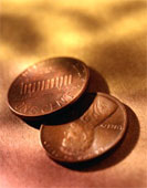 I love pennies - I think finding a penny is really cool and it gets picked up and brought home and put in my jar for pennies.