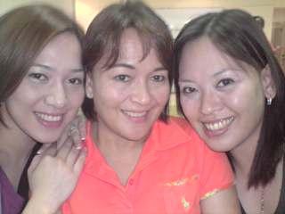 with my mom and sister - i love them.