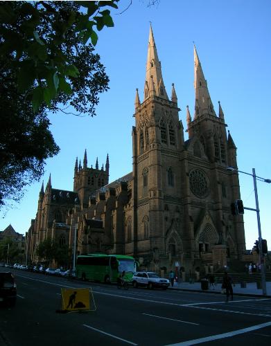 Cathedral - One of Sydney town's Cathedral. Impress that is big and really solid, feeling safety inside there.