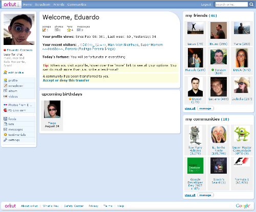 orkut - about orkut