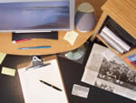 My Own Business- my office space - My working space in my office - cluttered and disorganised - my own business