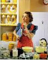 housewife - housewife in the kitchen