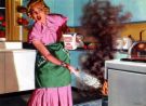 housewife - housewife in the kitchen