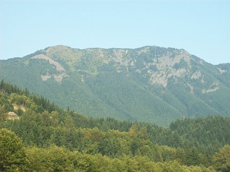 Cascade Mountains.  - Driving on the Mountain pass east of Seattle.