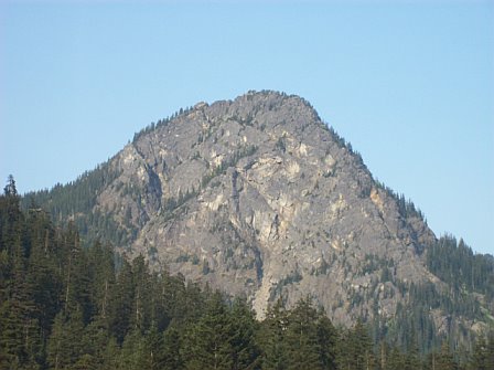 Mountain in the Cascade range - I took this picture while driving east from Seattle Washington